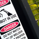 Illustration for article titled The rise of the machines, as told by workplace safety signs